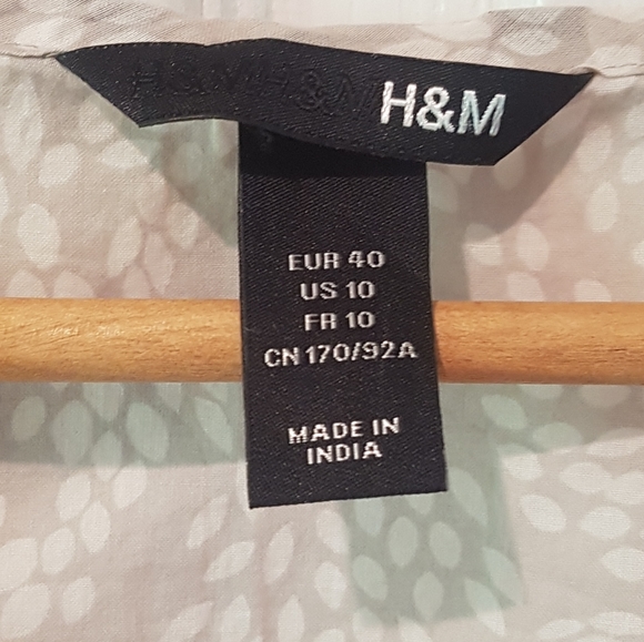 Pretty print cotton top size 10 - Picture 4 of 4